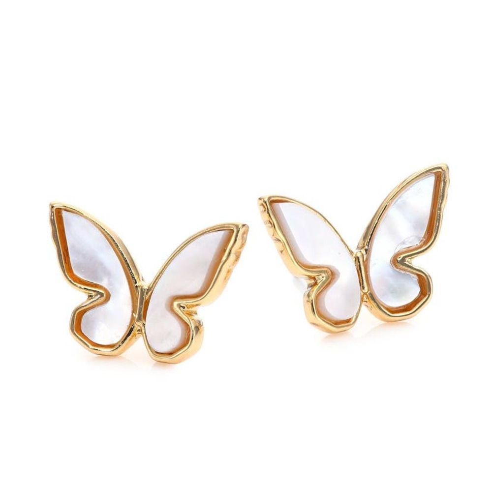 Kate Spade New York Earrings All A Flutter Mother of Pearl Stud New